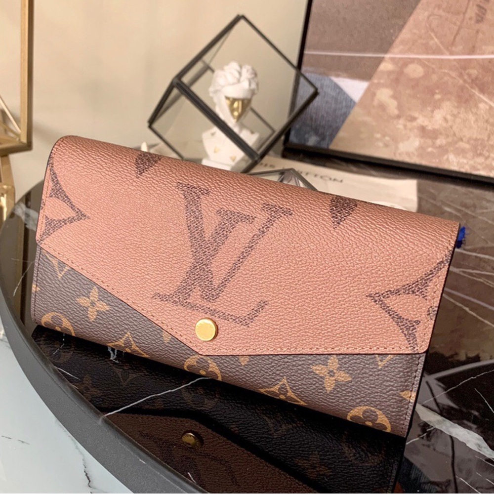 Louis Vuitton Sarah Wallet Flap Long Purse